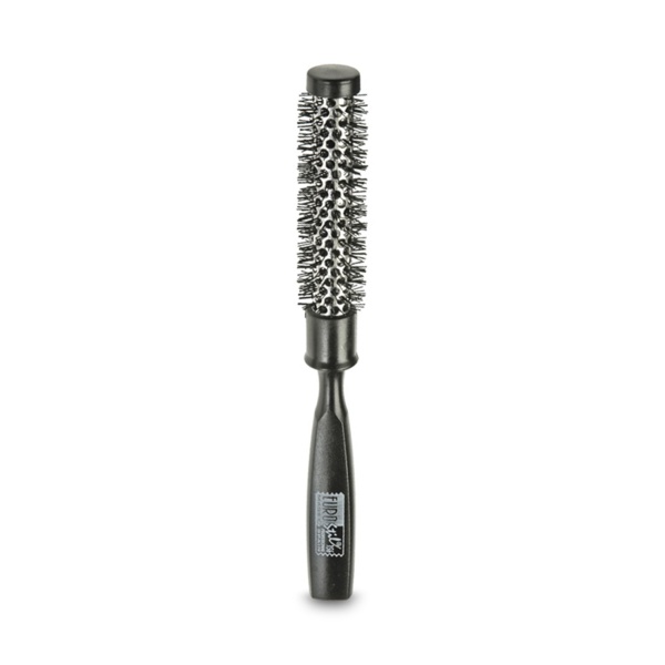Eurostil Термобрашинг для укладки волос с плоской ручкой, 18 мм, черный купить