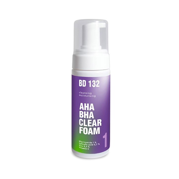 Beautydrugs Очищающая увлажняющая пенка для умывания BD 132 01 AHA BHA Clear Foam, 150 мл купить