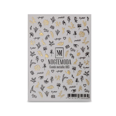 NogteModa Наклейки Combi Metallic, №083 купить