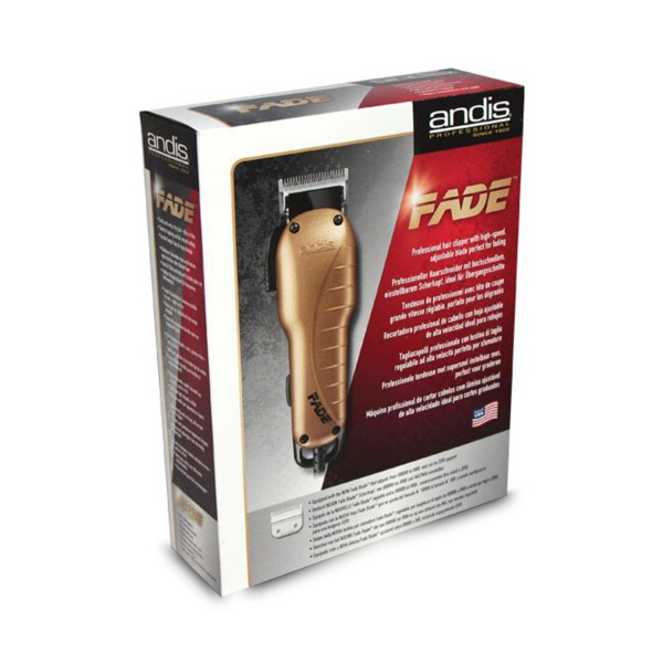 Andis Вибрационная машинка для стрижки волос Fade Adjustable US-1, золотая купить