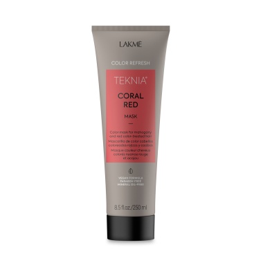 Lakme Маска для обновления цвета красных и махагоновых оттенков волос Teknia Refresh Coral Red, 250 мл купить