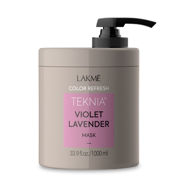 Lakme Маска для обновления цвета фиолетовых оттенков волос Teknia Refresh Violet Lavender, 1000 мл купить