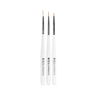 Irisk Professional Набор кистей для дизайна, 3 предмета, №01 белая ручка купить
