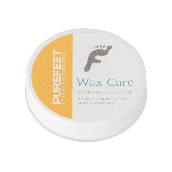 Irisk Professional Антибактериальный воск-уход за стопами PureFeet Wax Care, №002 с эфирным маслом монарды, 15 гр купить