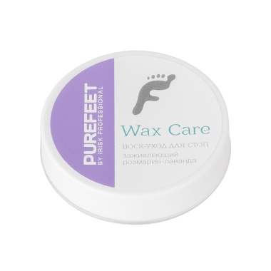 Irisk Professional Заживляющий воск-уход за стопами PureFeet Wax Care, №003 с эфирным маслом лаванды и розмарином, 15 гр купить