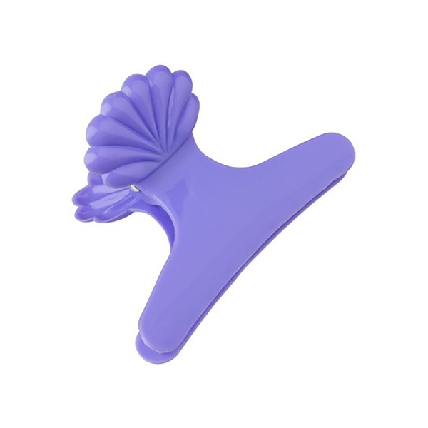 Irisk Professional Зажим для волос пластиковый Бабочка ZB-1, 8 см, №01 Фиолетовый купить