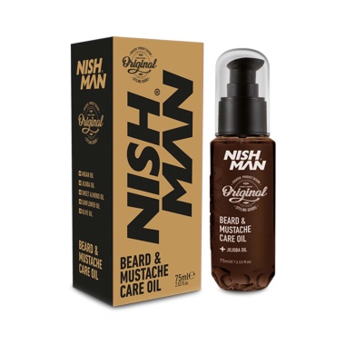 Nishman Масло для бороды Beard & Mustache Care Oil, 75 мл купить
