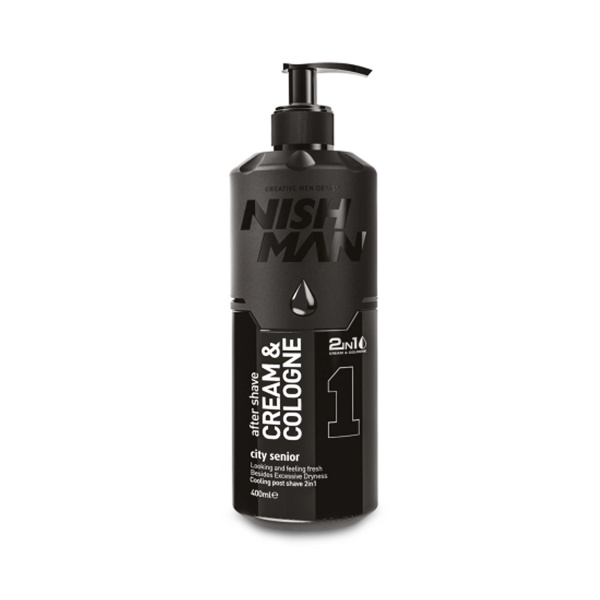 Nishman Крем после бритья 2 в 1 After Shave Cream + Cologne, 01 City Senior, 200 мл купить