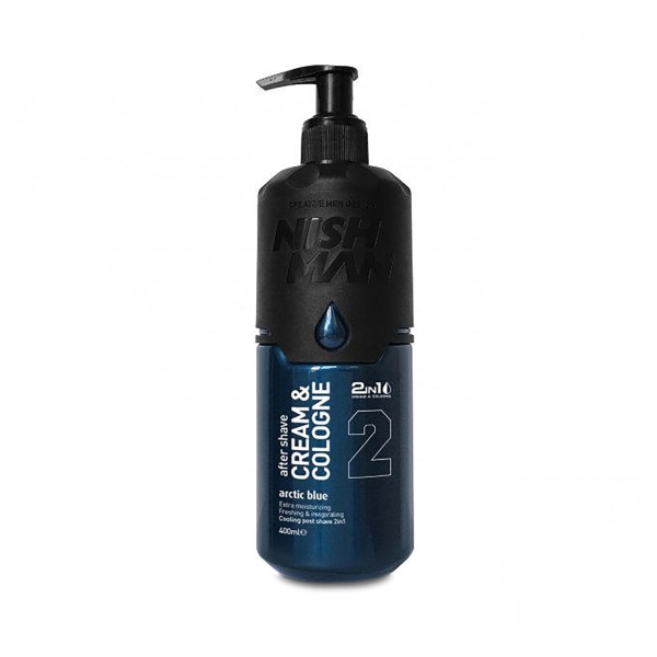 Nishman Крем после бритья 2 в 1 After Shave Cream + Cologne, 02 Arctic Blue, 200 мл купить