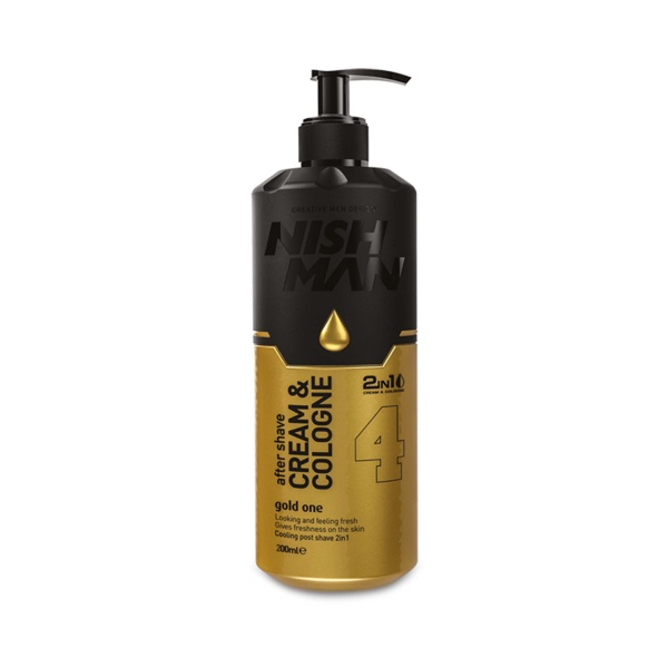 Nishman Крем после бритья 2 в 1 After Shave Cream + Cologne, 04 Gold One, 200 мл купить