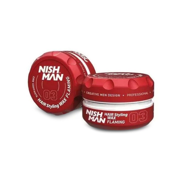 Nishman Воск для волос на водной основе Aqua Hair Styling Wax, 03 Flaming Аромат Тропическое манго, 100 мл купить