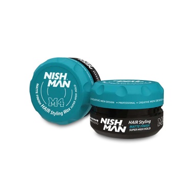 Nishman Глина для волос матовая Matte Finish Super High Hold Wax M4, 100 мл купить