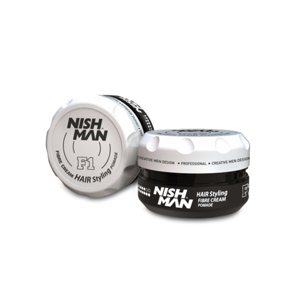 Nishman Файбер-крем для волос с естественным блеском Hair Styling Fibre Cream Pomade F1, 100 мл купить