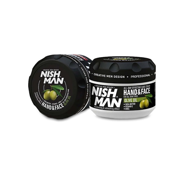 Nishman Увлажняющий крем для рук и лица Hand & Face Cream, Olive Oil, 300 мл купить