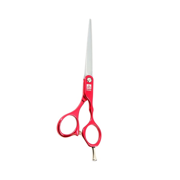 Dewal Pro Парикмахерские ножницы прямые Color Step, 5.5″, красные купить