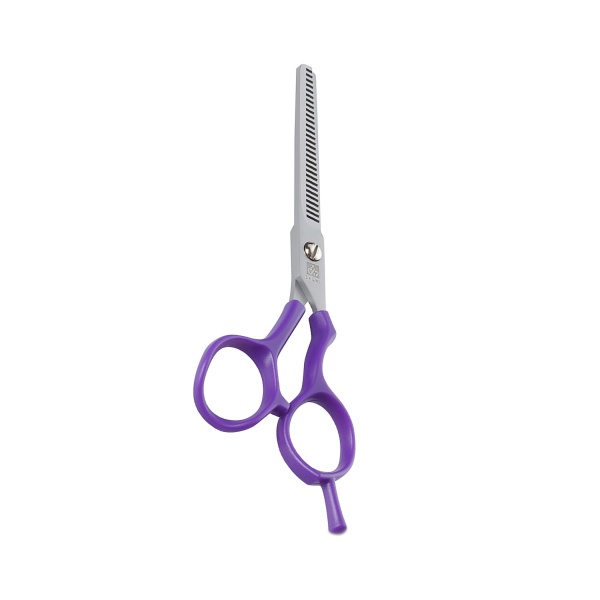 Dewal Парикмахерские ножницы Easy Step, филировочные, 30 зубцов, 5.5″, фиолетовый купить