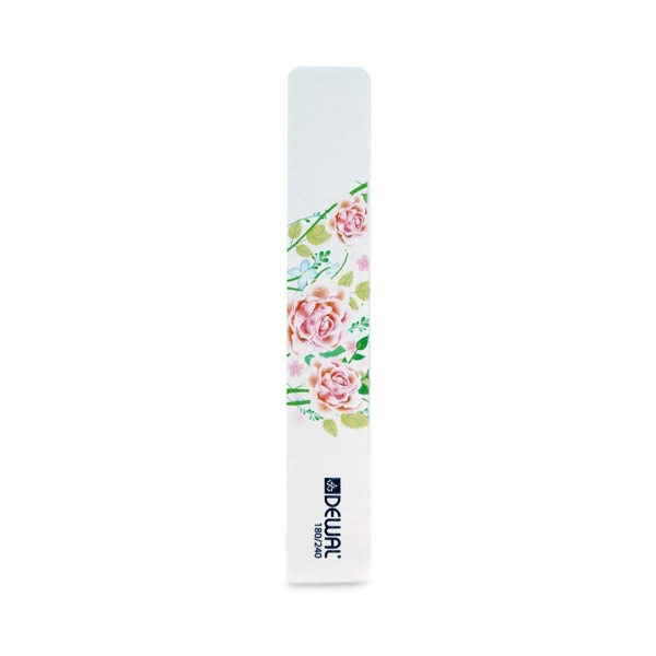 Dewal Pro Пилка для ногтей Design Edition, широкая, абразивность 180/240, 18 см купить