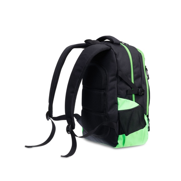 Dewal Pro Рюкзак Barber Style, черно-зеленый, полиэстер, 46 x 32 x 18 см купить