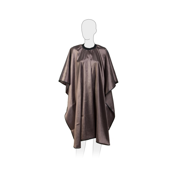 Dewal Pro Пеньюар для стрижки Глянец, полиэстер, 128 х 146 см, коричневый купить