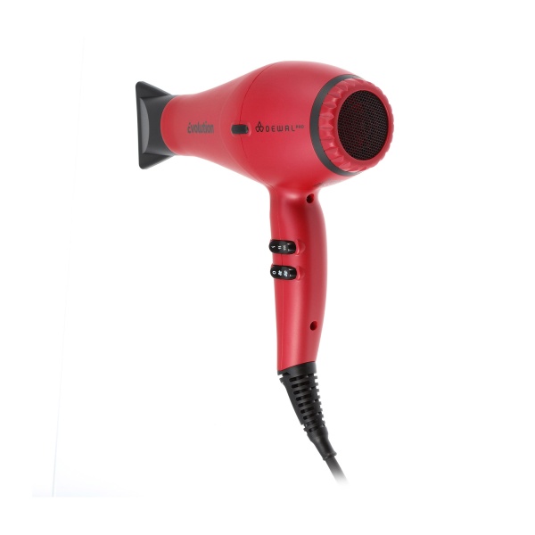 Dewal Pro Фен Pro Evolution, красный, 2300 Вт, ионизация, 2 насадки купить