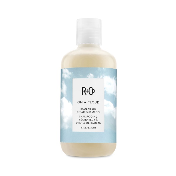 R+Co Шампунь На облаке для восстановления волос с маслом баобаба On a Cloud Baobab Oil Repair Shampoo, 251 мл купить
