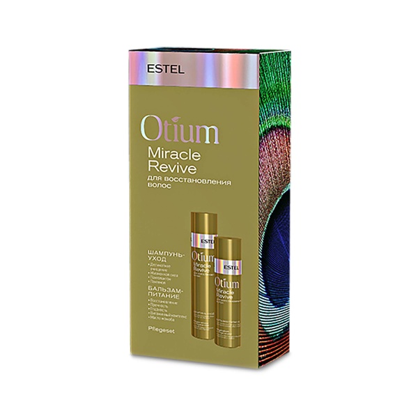 Estel Professional Набор для восстановления волос Otium Miracle Revive: шампунь 250 мл, бальзам 200 мл купить