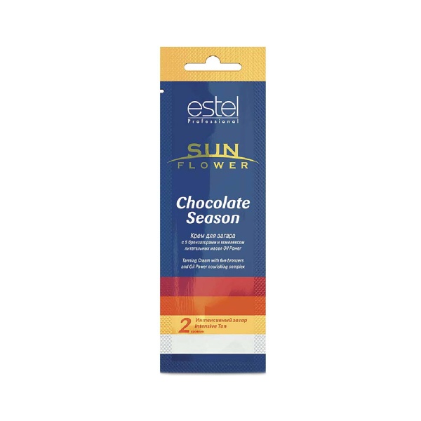 Estel Professional Крем для загара в солярии Sun Flower, Chocolate Season, 15 мл купить