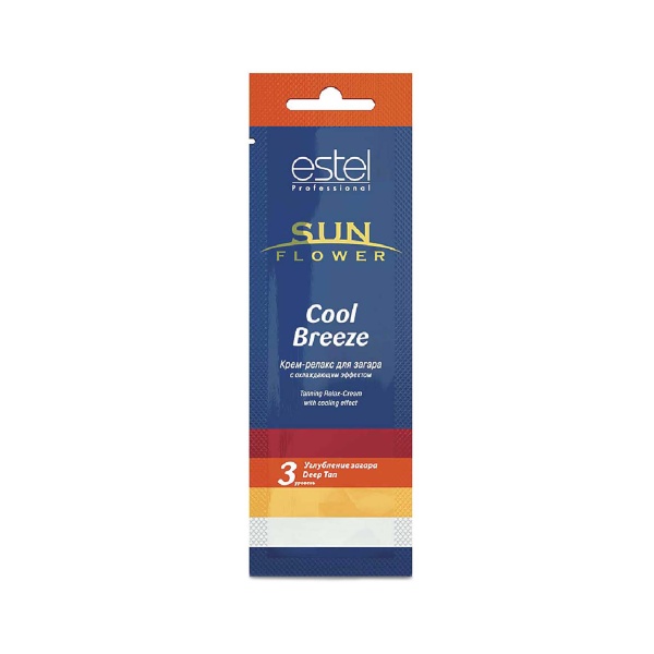 Estel Professional Крем-релакс для загара в солярии Sun Flower, Cool Breeze, 15 мл купить