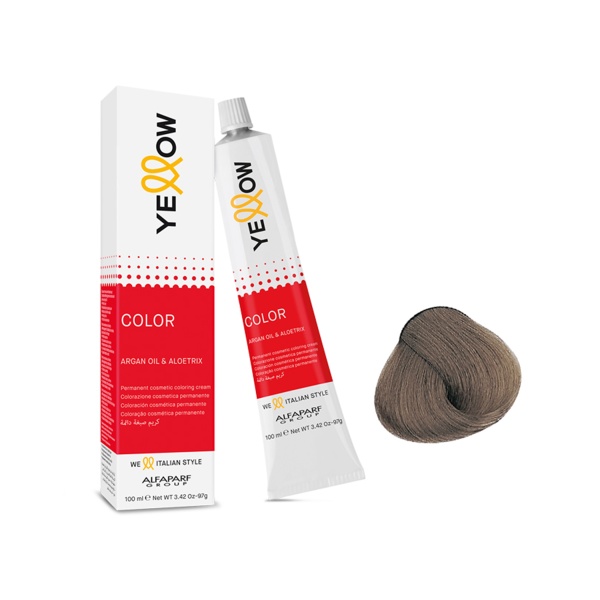 Yellow Professional Перманентная крем-краска YE Color, 8, 100 мл купить