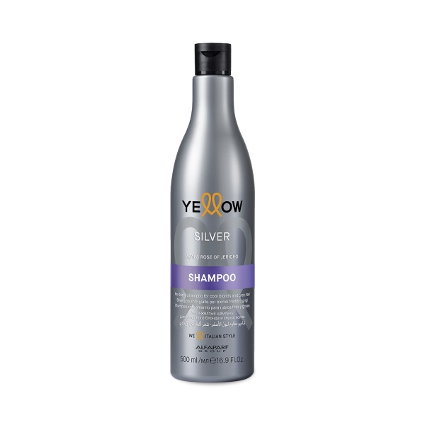 Yellow Professional Анти-жёлтый шампунь для холодного блонда и седых волос YE Silver Shampoo, 500 мл купить