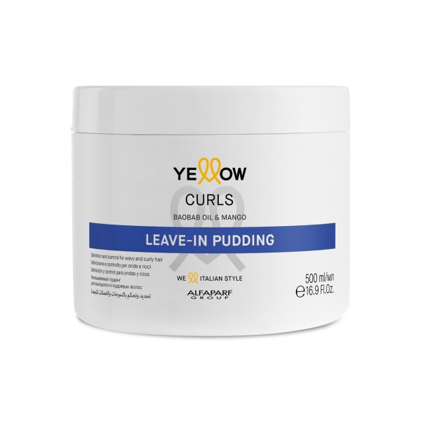 Yellow Professional Несмываемый пудинг-крем для кудрявых и вьющихся волос Curl Leave-in Pudding, 500 мл купить