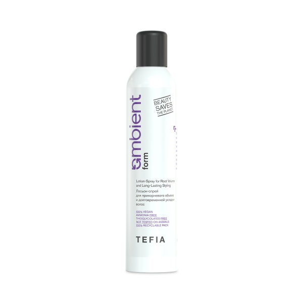 Tefia Лосьон-спрей для прикорневого объема и долговременной укладки волос Ambient Form, 250 мл купить