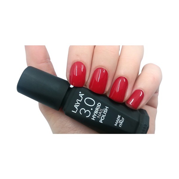 Layla Cosmetics Лак для ногтей цветной Hybrid Nail, №133.0 N.1.3Cyber Sex купить