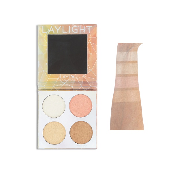 Layla Палитра из 4 хайлайтеров Palette Laylight купить