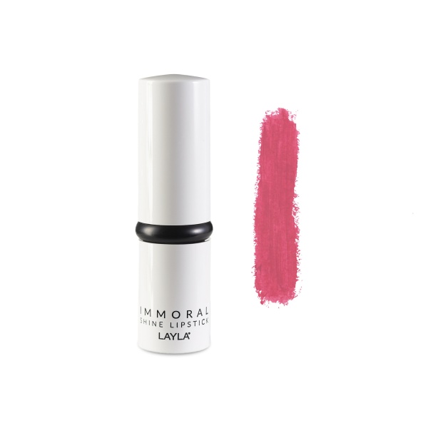 Layla Помада для губ блестящая Immoral Shine Lipstic, №8 Libra купить