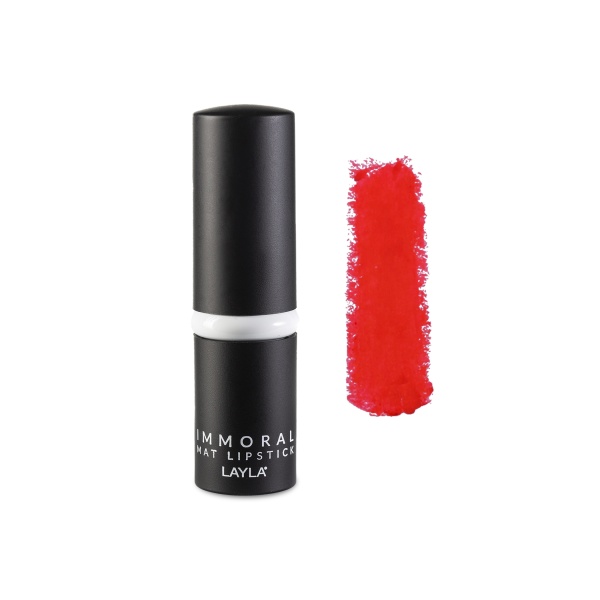 Layla Помада для губ матовая Immoral Mat Lipstick, №13 Coral Resin купить