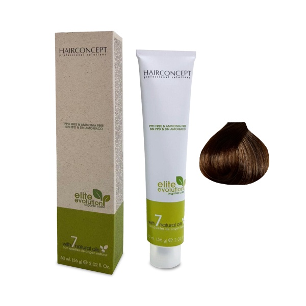 Hair Concept Крем-трансформатор цвета Elite Evolution Organic Color, 7.3 Golden Blond, 60 мл купить