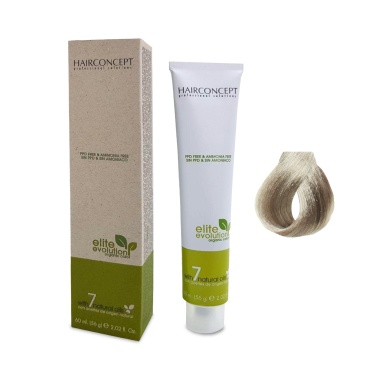 Hair Concept Крем-трансформатор цвета Elite Evolution Organic Color, 9.1 Ash Extra Light Blond, 60 мл купить