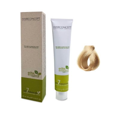 Hair Concept Крем-трансформатор цвета Elite Evolution Organic Color, 9.3 Golden Extra Light Blond, 60 мл купить