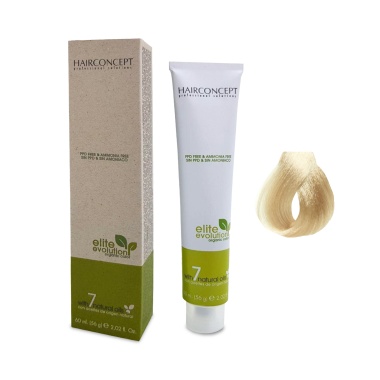 Hair Concept Крем-трансформатор цвета Elite Evolution Organic Color, 11.3 Golden Ultra Platinum Blond, 60 мл купить