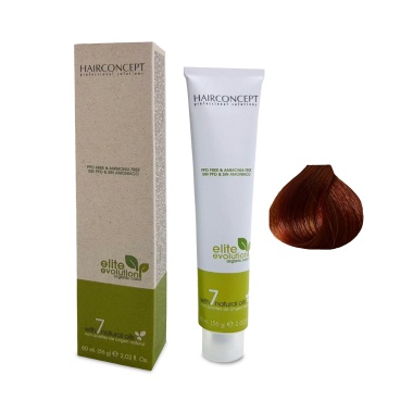 Hair Concept Крем-трансформатор цвета Elite Evolution Organic Color, 7.44 Rubio Cobre Intenso, 60 мл купить