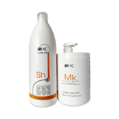 Hair Concept Набор для окрашенных волос Elite Pro: шампунь 1000 мл + маска 1000 мл купить