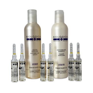 Hair Concept Набор от выпадения волос Пробуждение луковиц Biological Growing: шампунь 250 мл + лосьон 250 мл + эссенция 6 x 10 мл, курс на 3 месяца купить