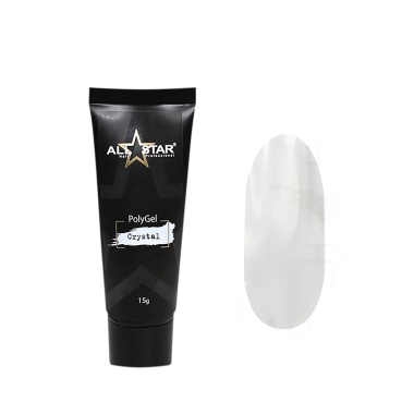 All Star Полигель Polygel, кристально-прозрачный Crystal, 15 гр купить