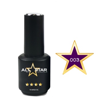 All Star Гель-лак, №003 Salem сливовый, 10 мл купить