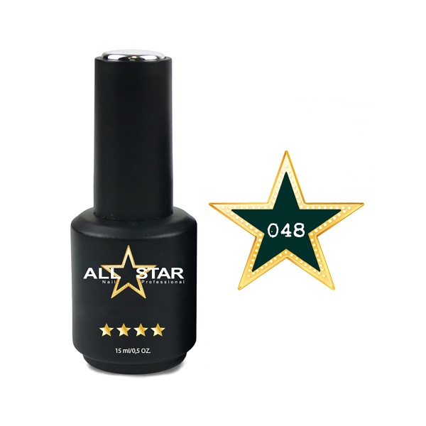 All Star Гель-лак, №048 Houston изумрудный, 10 мл купить