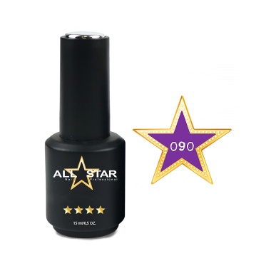 All Star Гель-лак, №090 Peoria розово-фиолетовый, 10 мл купить