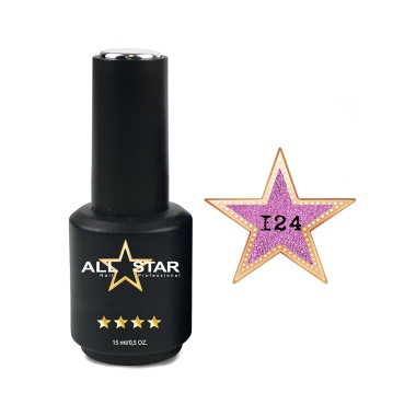 All Star Гель-лак, №124 Miramar тёмно-розовый с шиммером, 10 мл купить