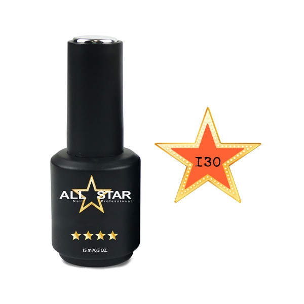 All Star Гель-лак, №130 Corona кораллово-персиковый, 10 мл купить