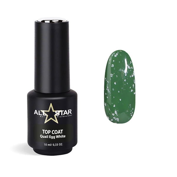 All Star Топ без липкого слоя Top Coat Quail Egg, White, 10 мл купить